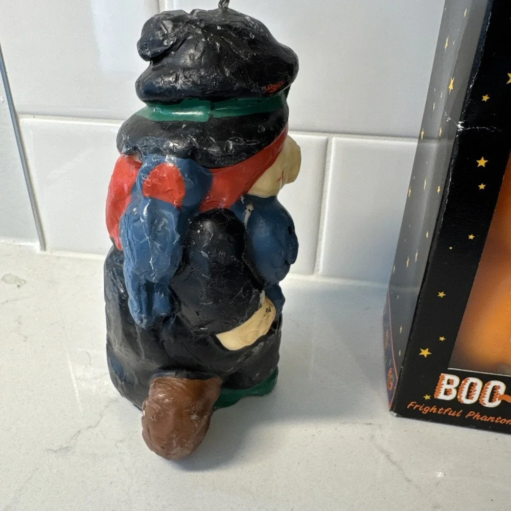 VTG Lot 18‎ Halloween Candles Not Lit Witch Pumpkins